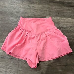 Pink Athletic Shorts XS Happily Grey
